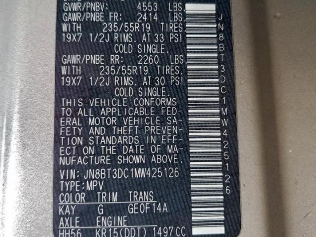 Nissan Rogue Platinum Image 3