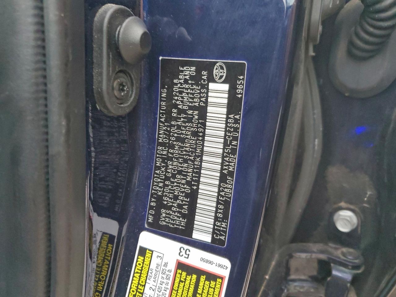 Toyota Camry Se Image 13