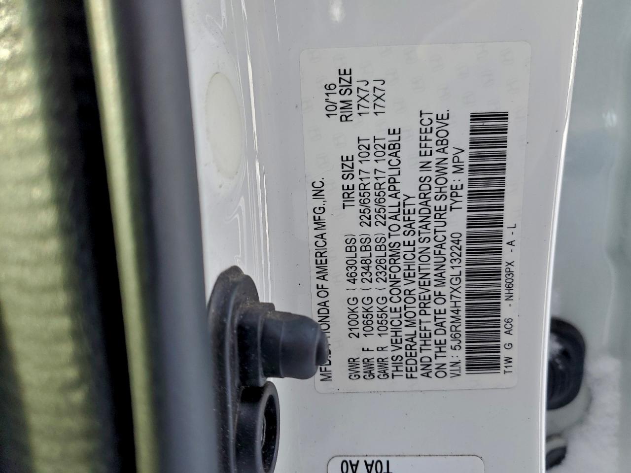 Honda Crv Exl Image 12