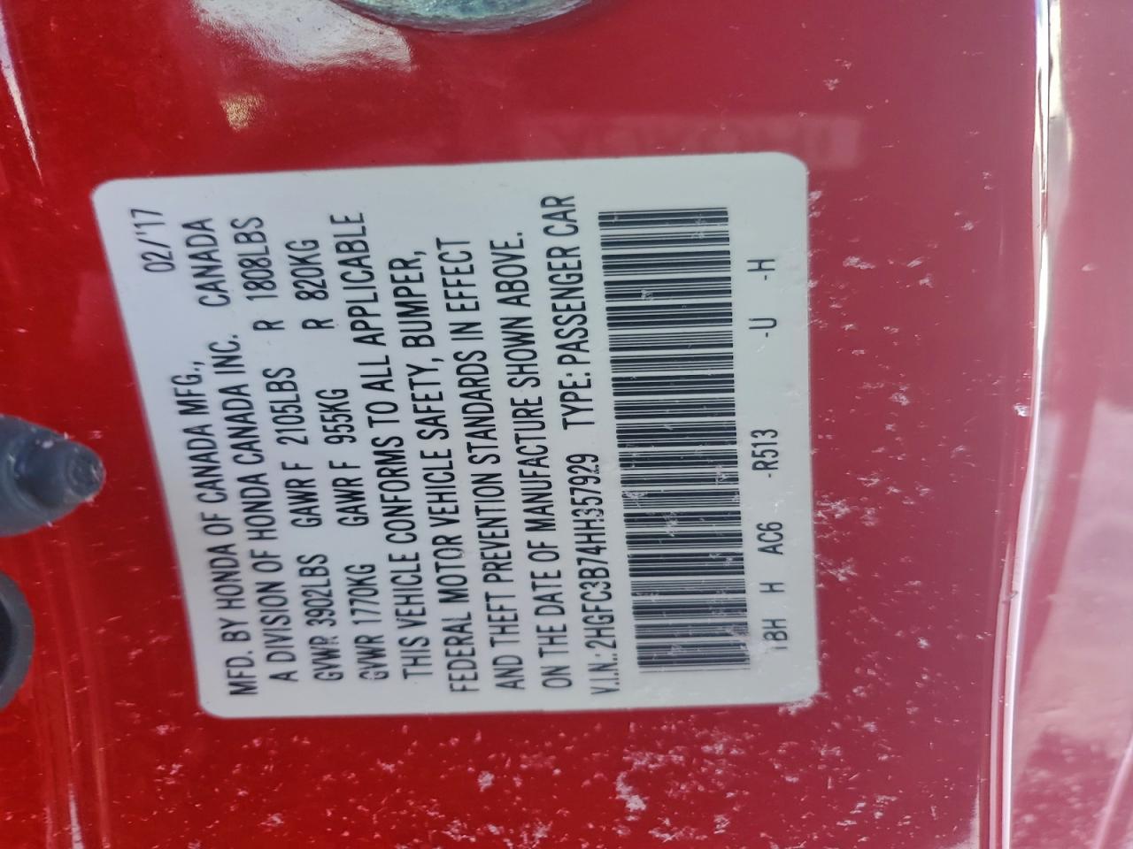 Honda Civic Exl Image 3