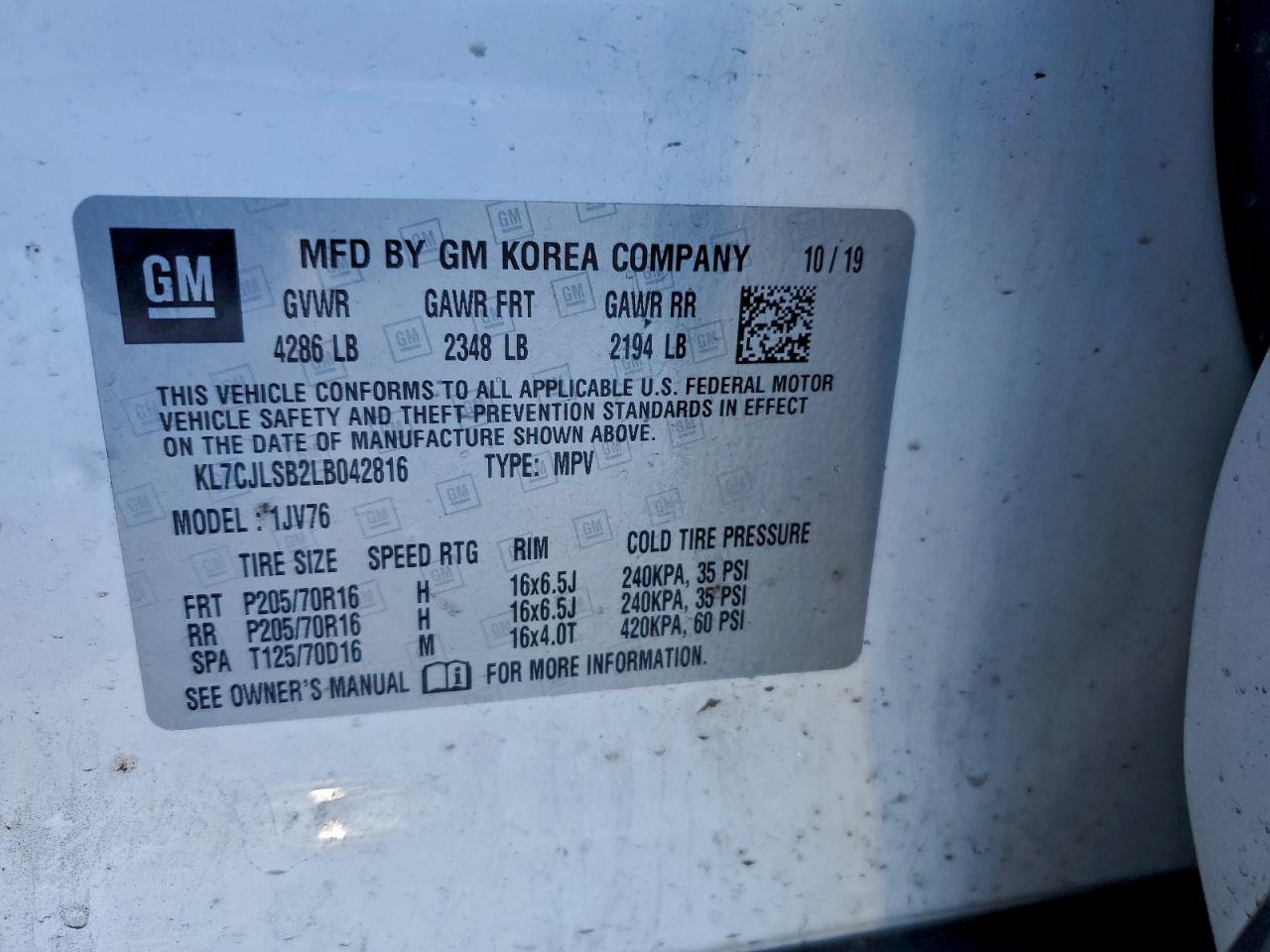 Chevrolet Trax 1lt Image 9