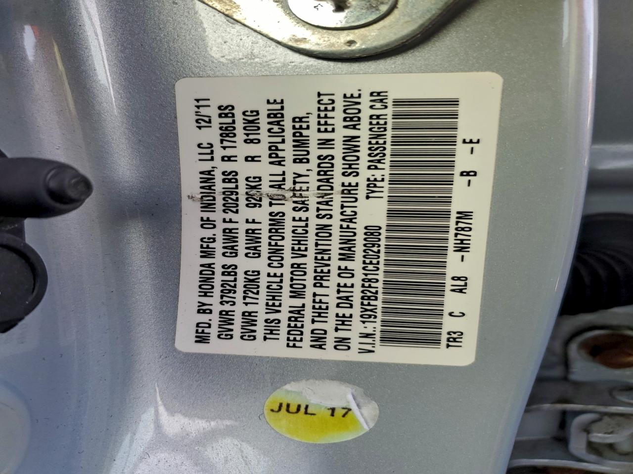 Honda Civic Ex Image 8