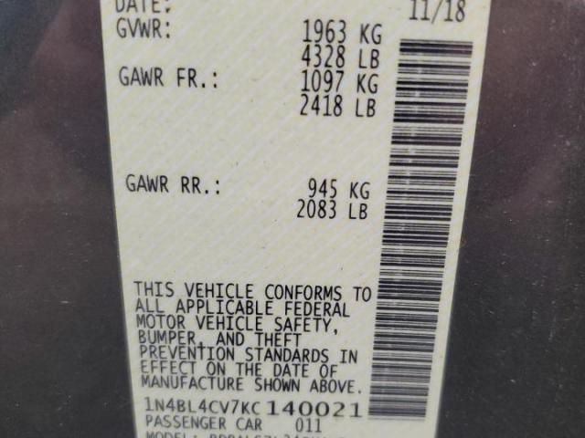 Nissan Altima Sr Image 7