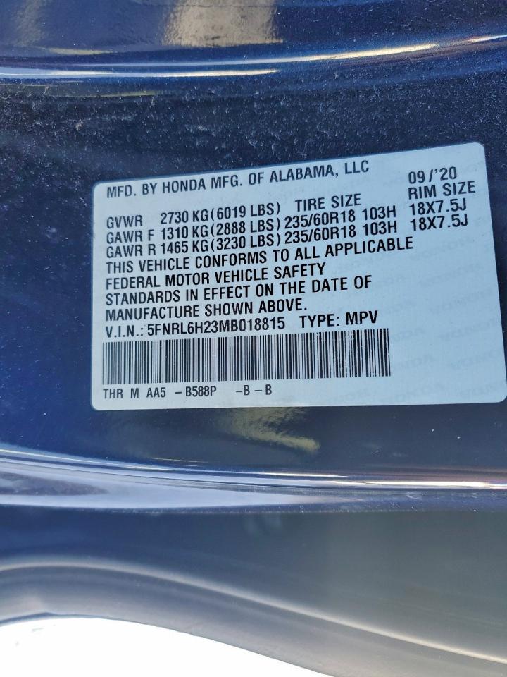 Honda Odyssey Lx Image 9