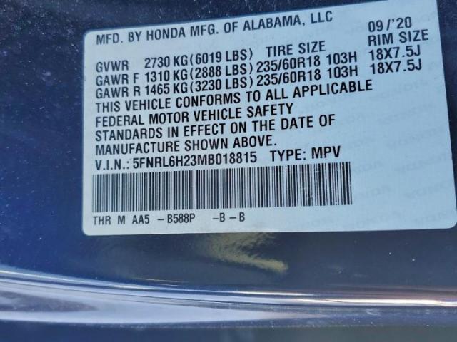 Honda Odyssey Lx Image 9