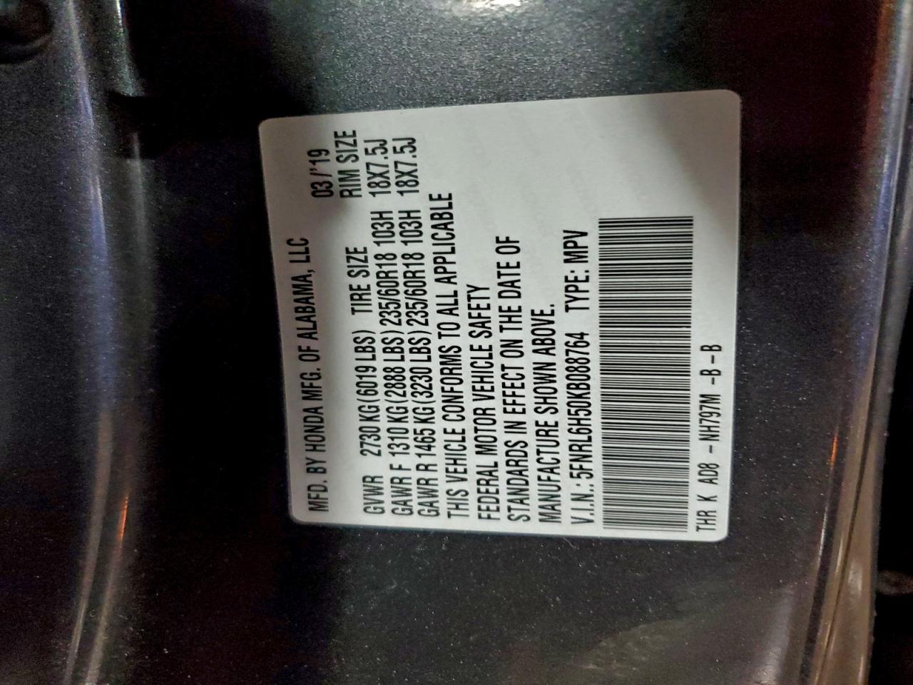 Honda Odyssey Ex Image 7