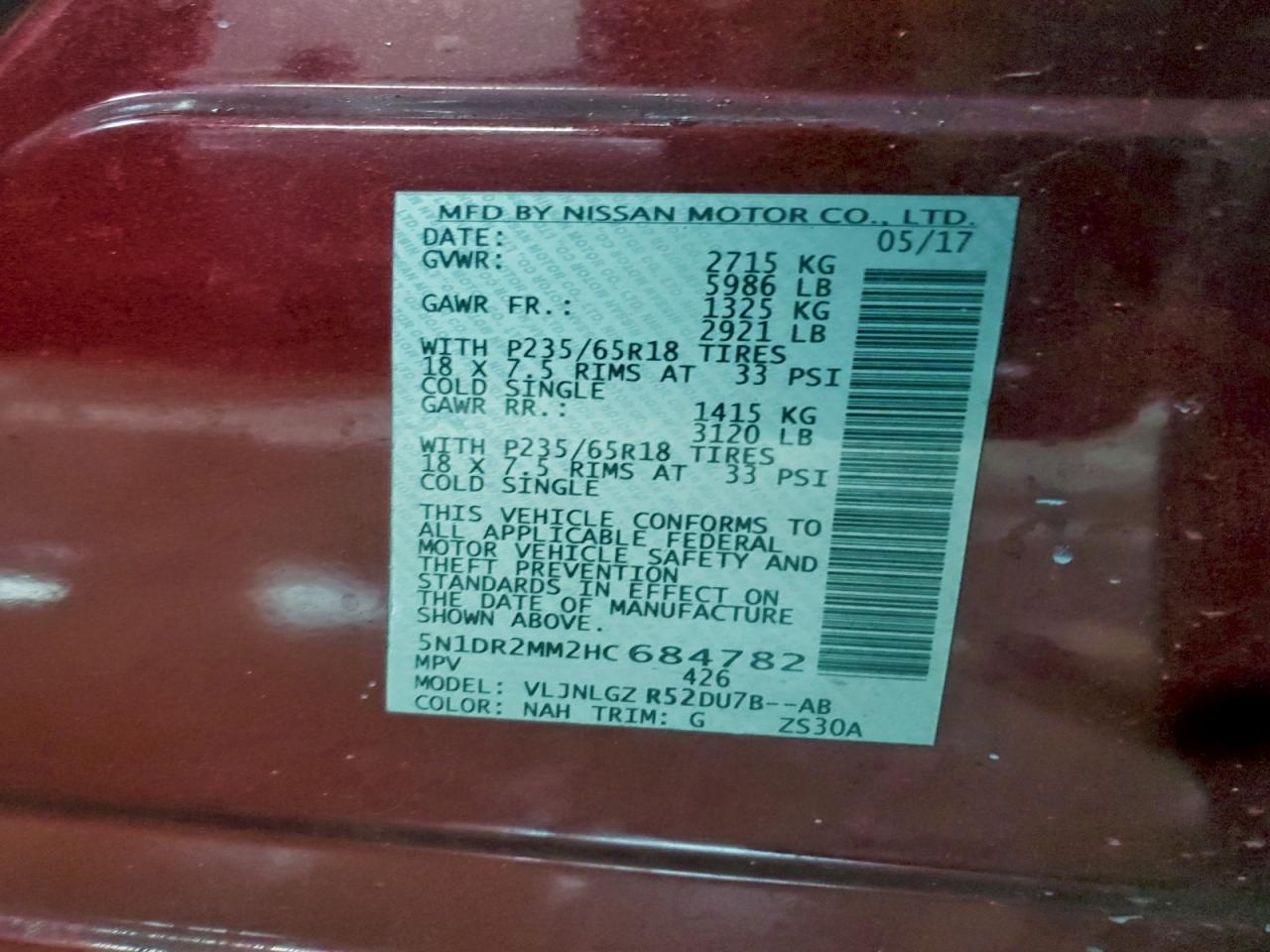 Nissan Pathfinder S Image 10