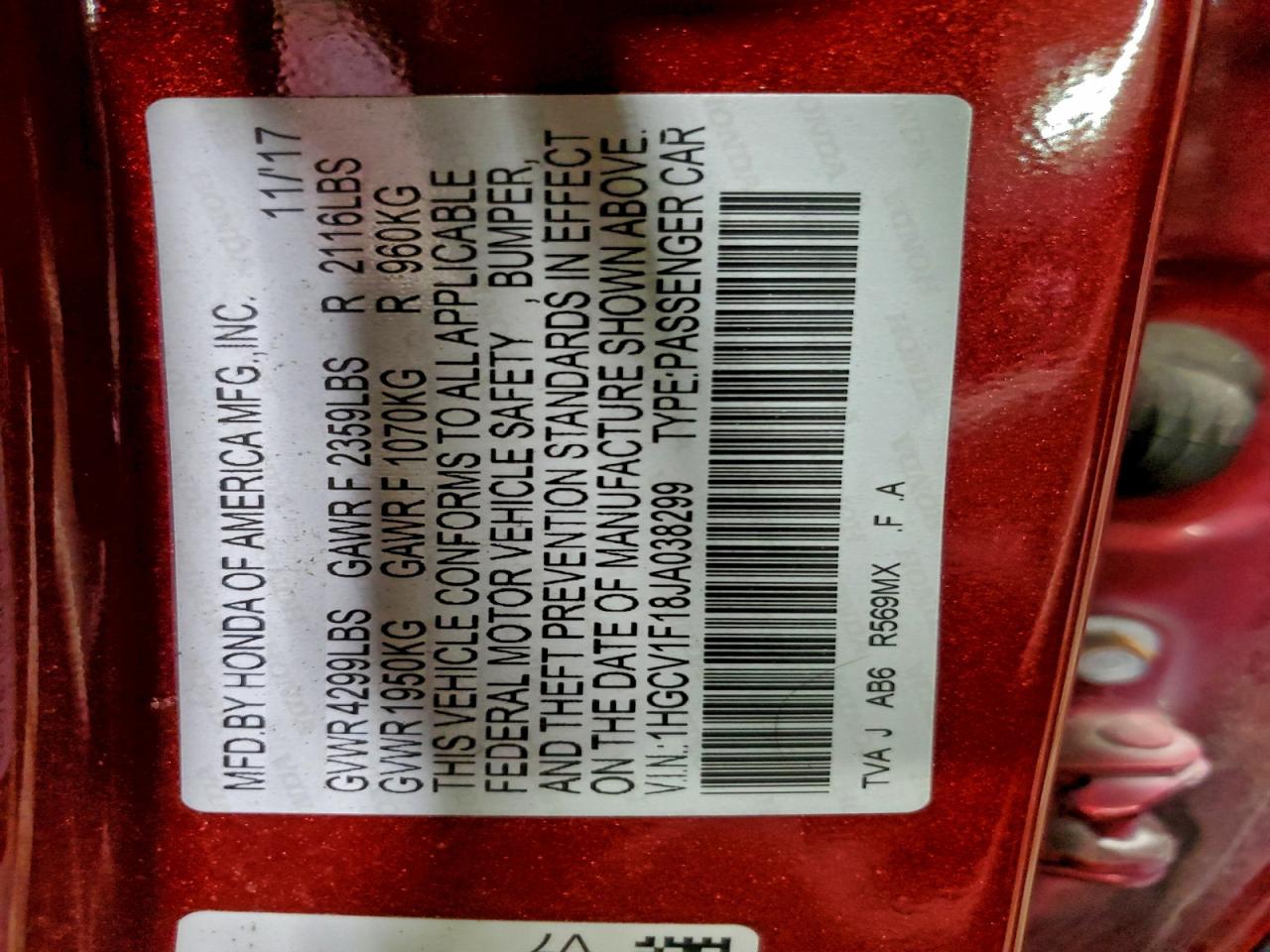 Honda Accord Lx Image 12