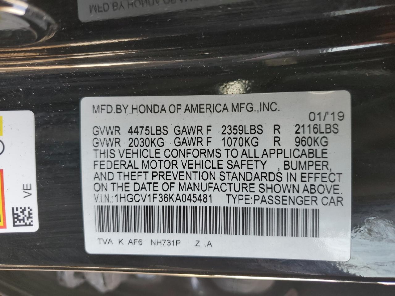 Honda Accord Sport Image 10