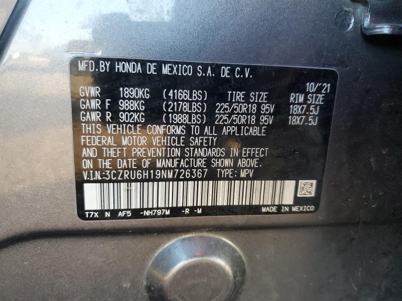 Honda HR-V Sport Image 9