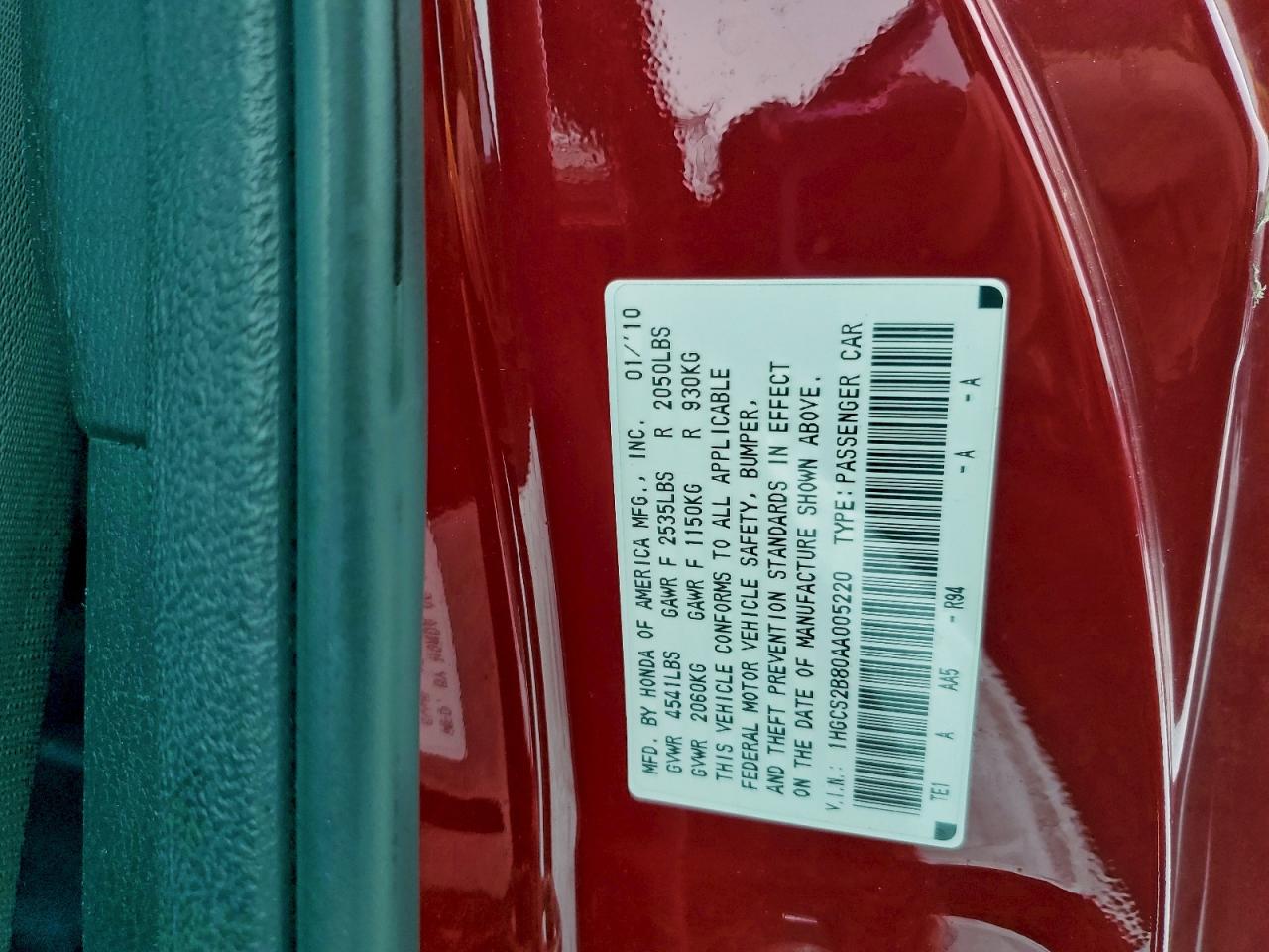 Honda Accord Exl Image 11