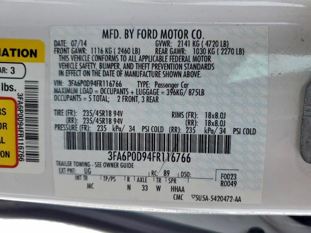 Ford Fusion Titanium Image 11