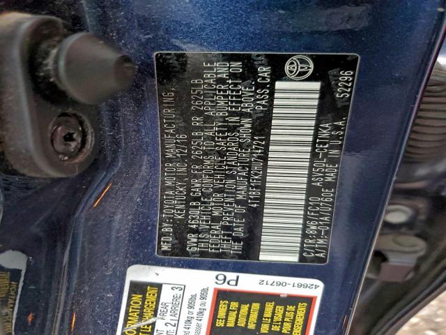 Toyota Camry Le Image 11