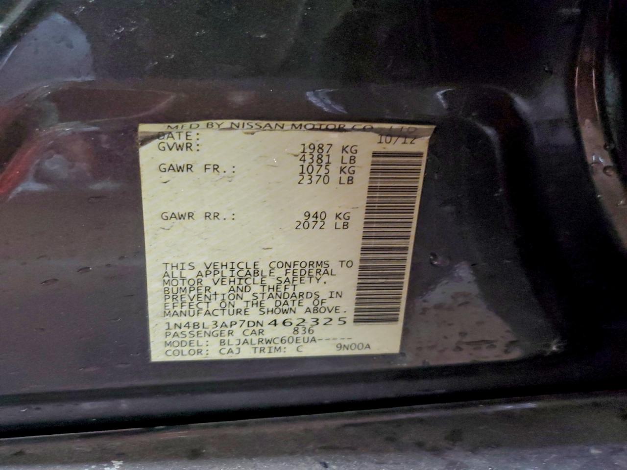 Nissan Altima 3.5s Image 11