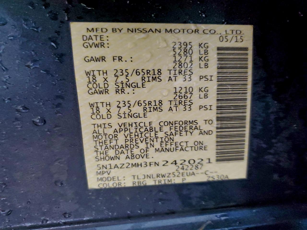 Nissan Murano S Image 8