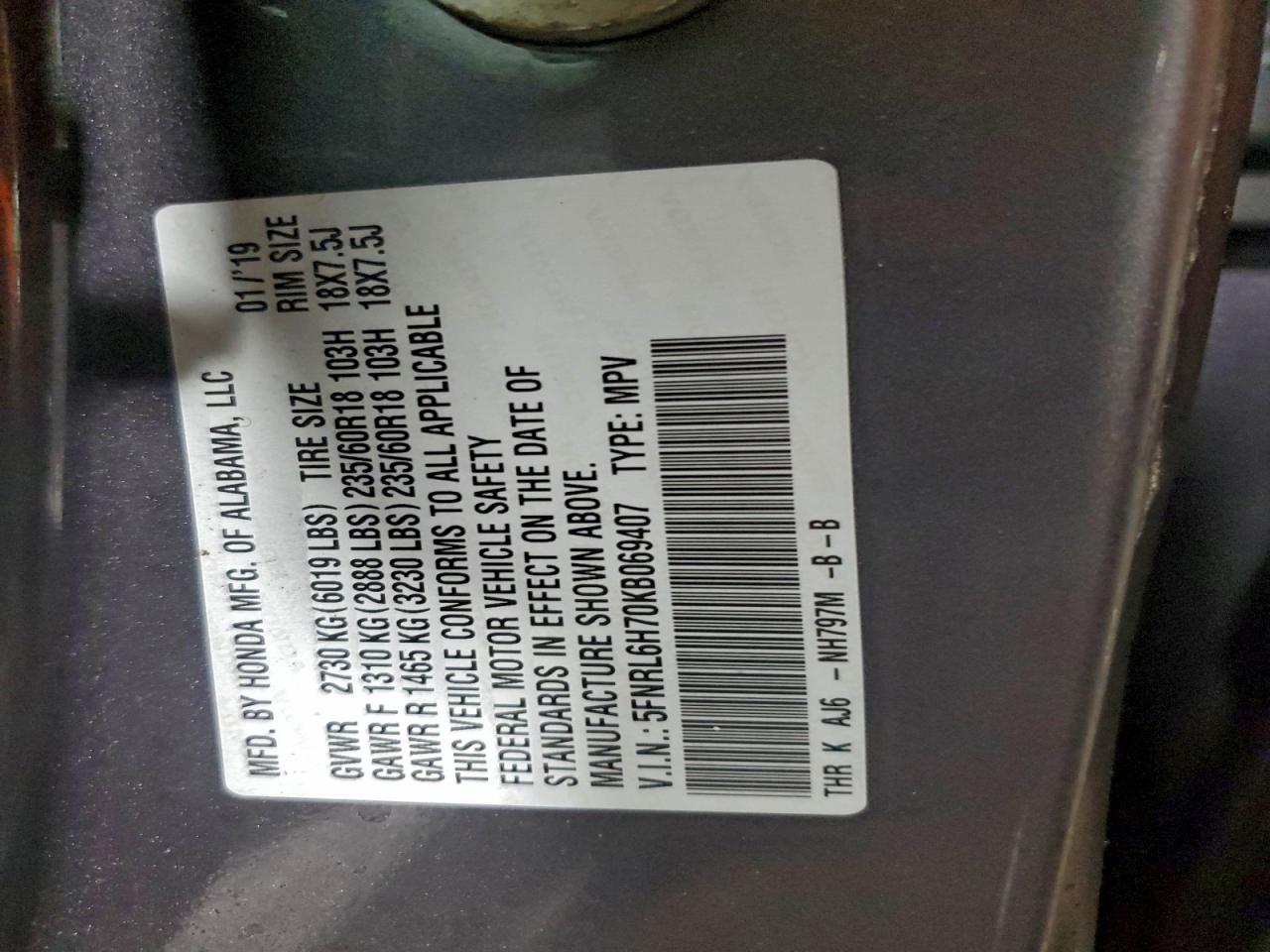 Honda Odyssey Exl Image 11