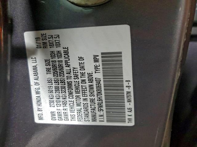 Honda Odyssey Exl Image 11