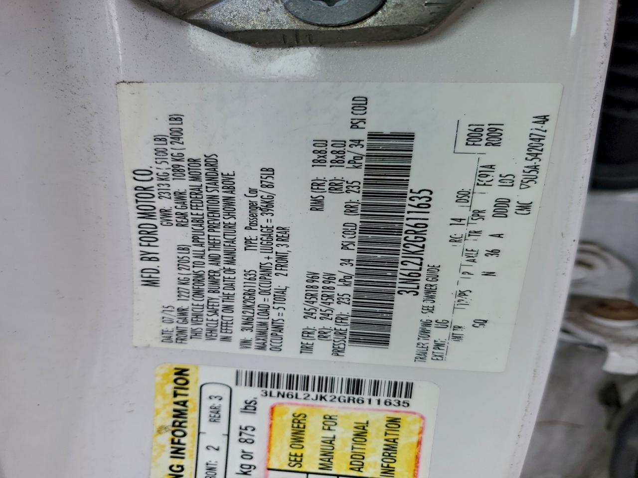 Lincoln MKZ Image 12