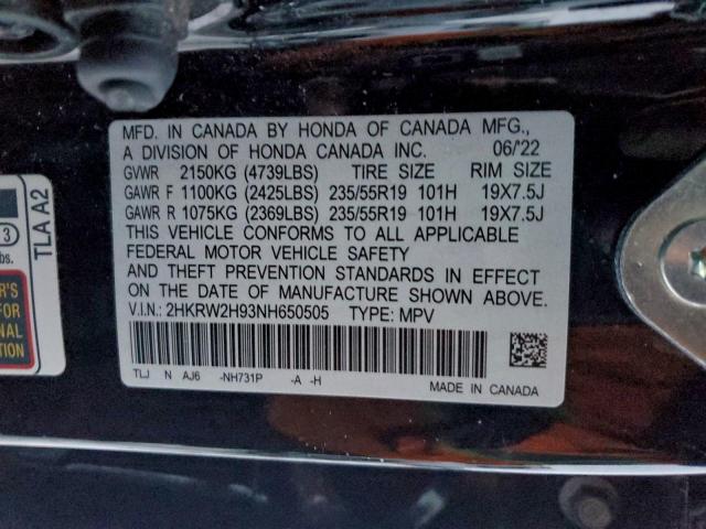 Honda Crv Touring Image 9