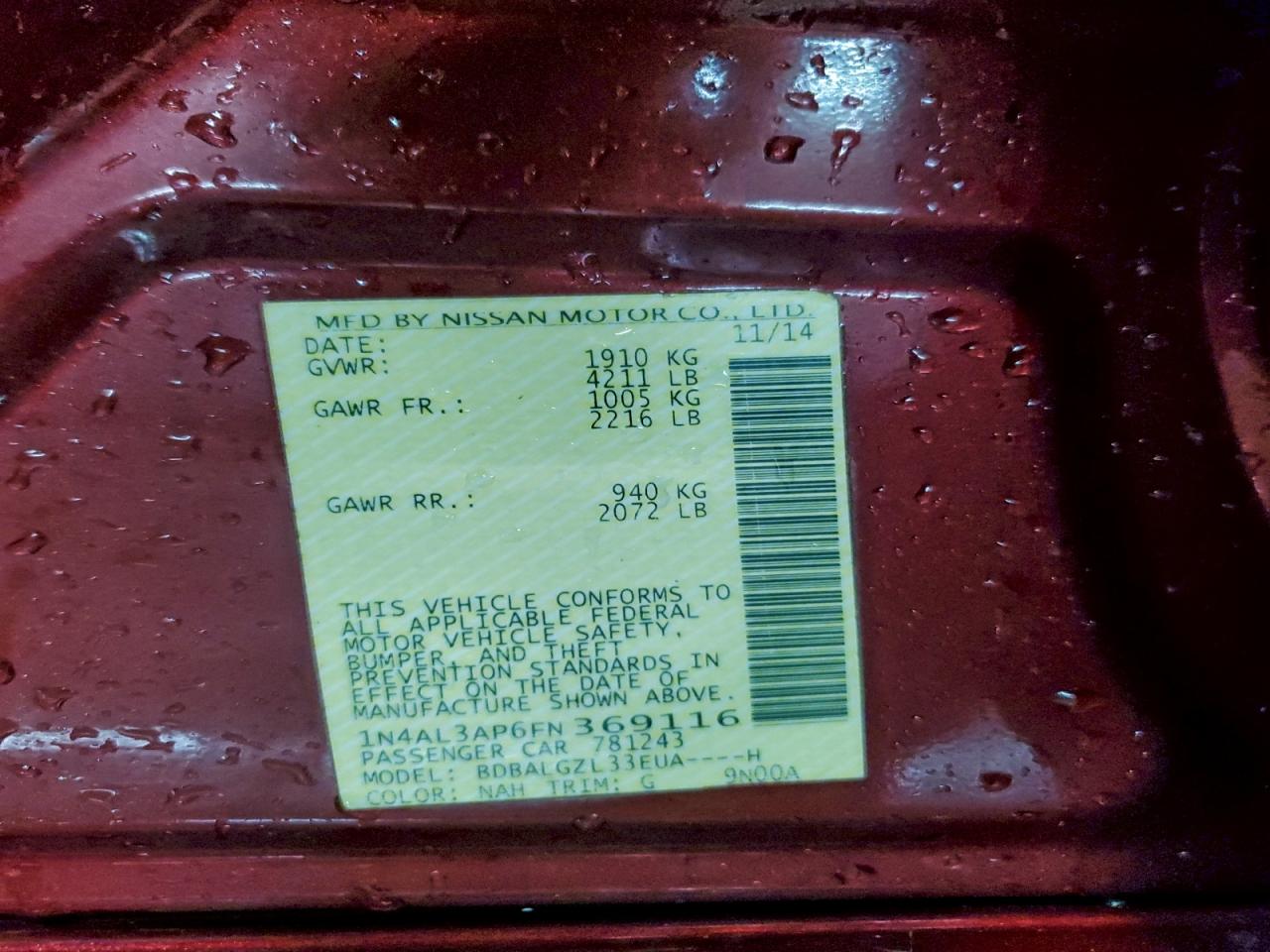 Nissan Altima 2.5 Image 9