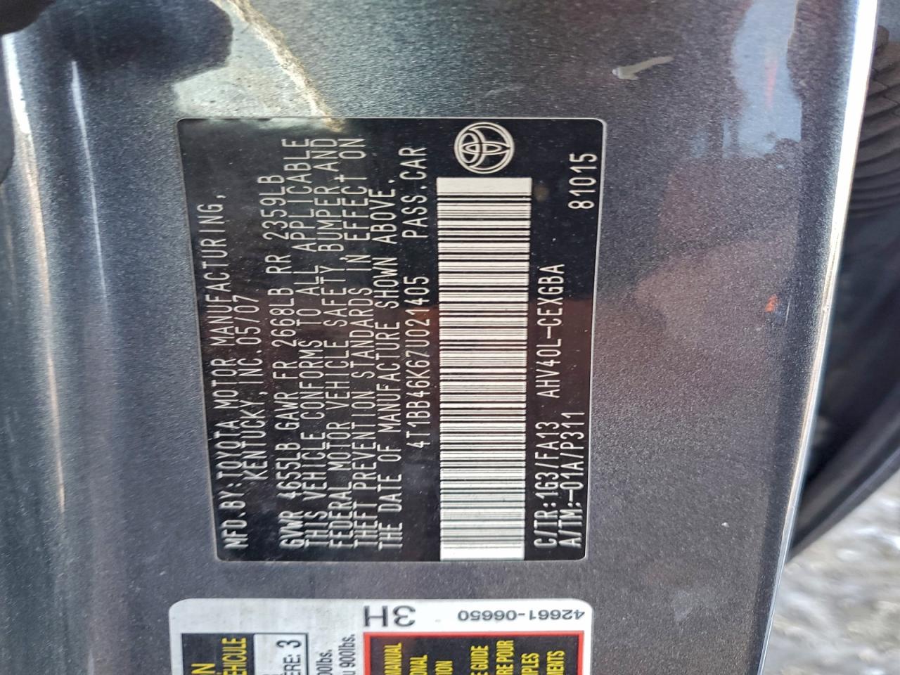 Toyota Camry Hybrid Image 7