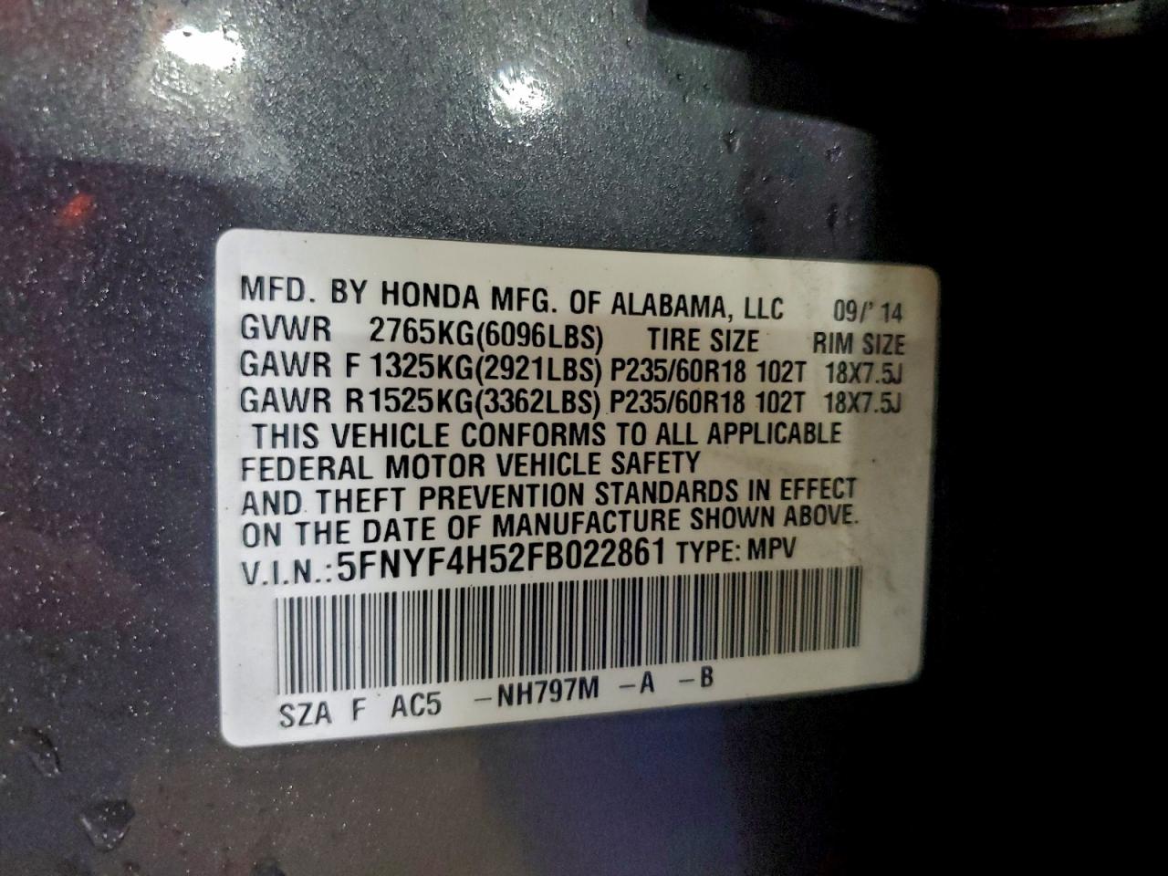 Honda Pilot Exl Image 6