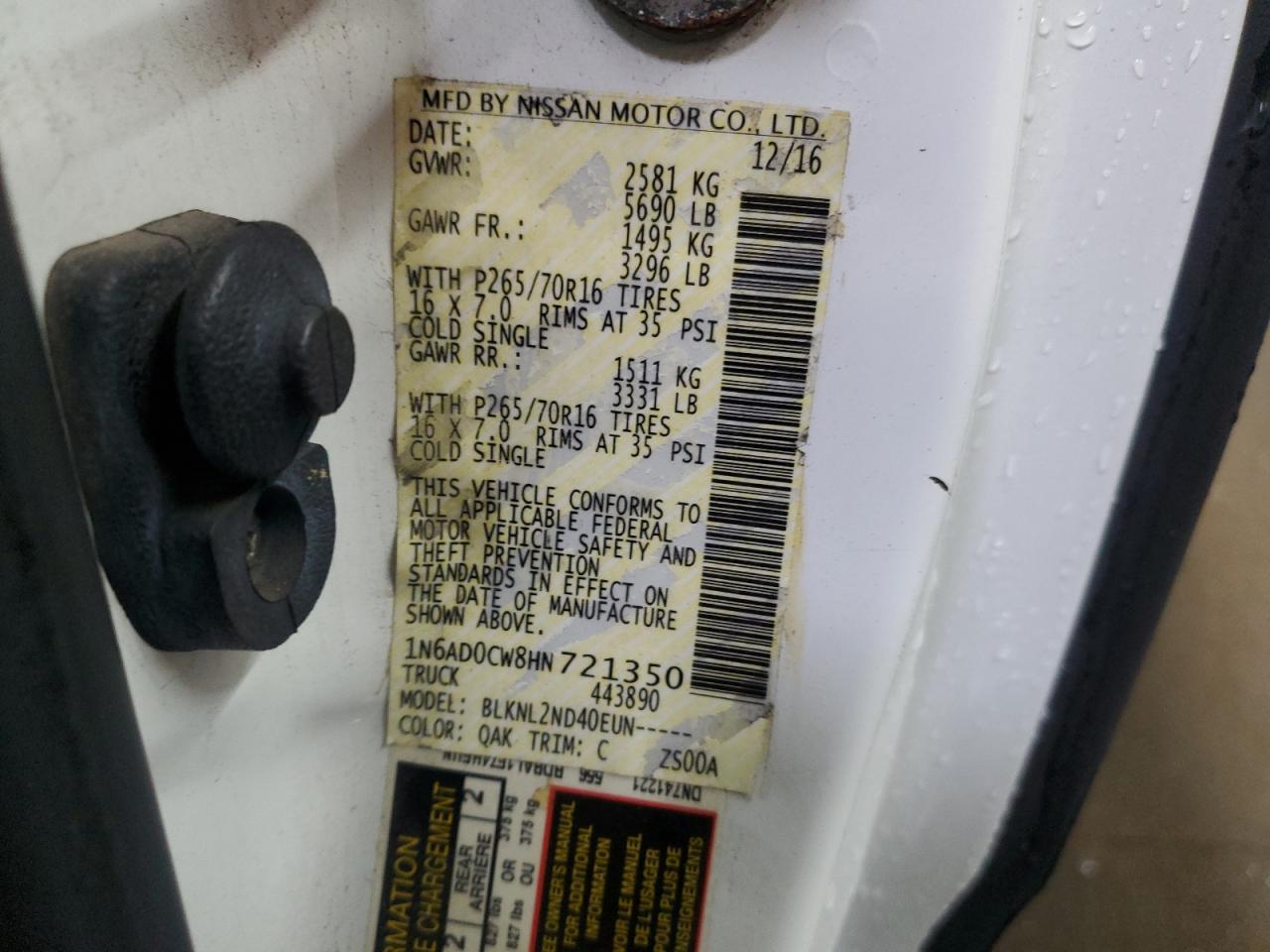 Nissan Frontier Sv Image 4