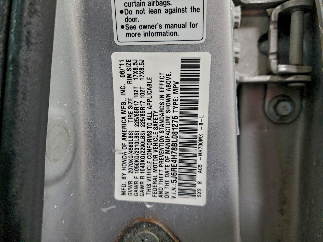 Honda Crv Exl Image 5