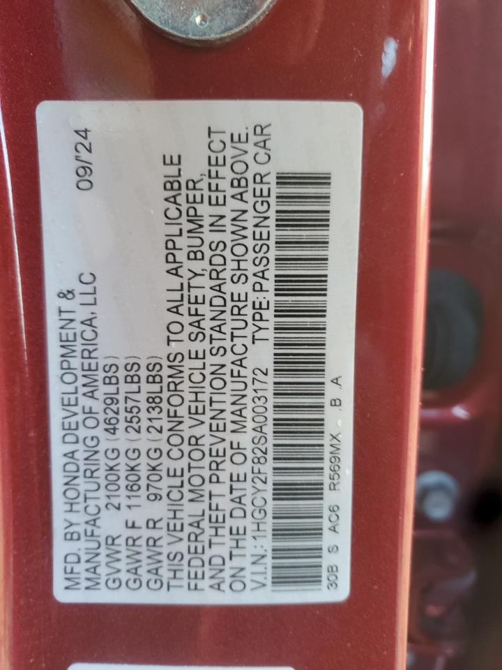 Honda Accord Touring Hybrid Image 2