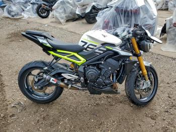  Salvage Triumph Motorcycle Street