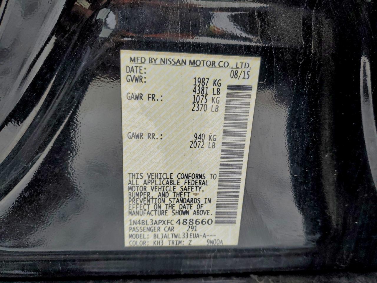 Nissan Altima 3.5s Image 4