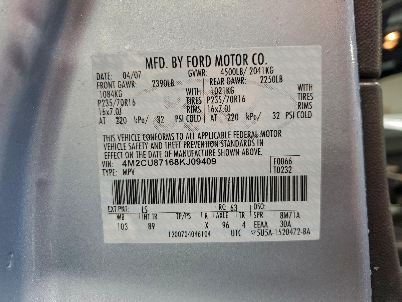 Mercury Mariner Premier Image 7