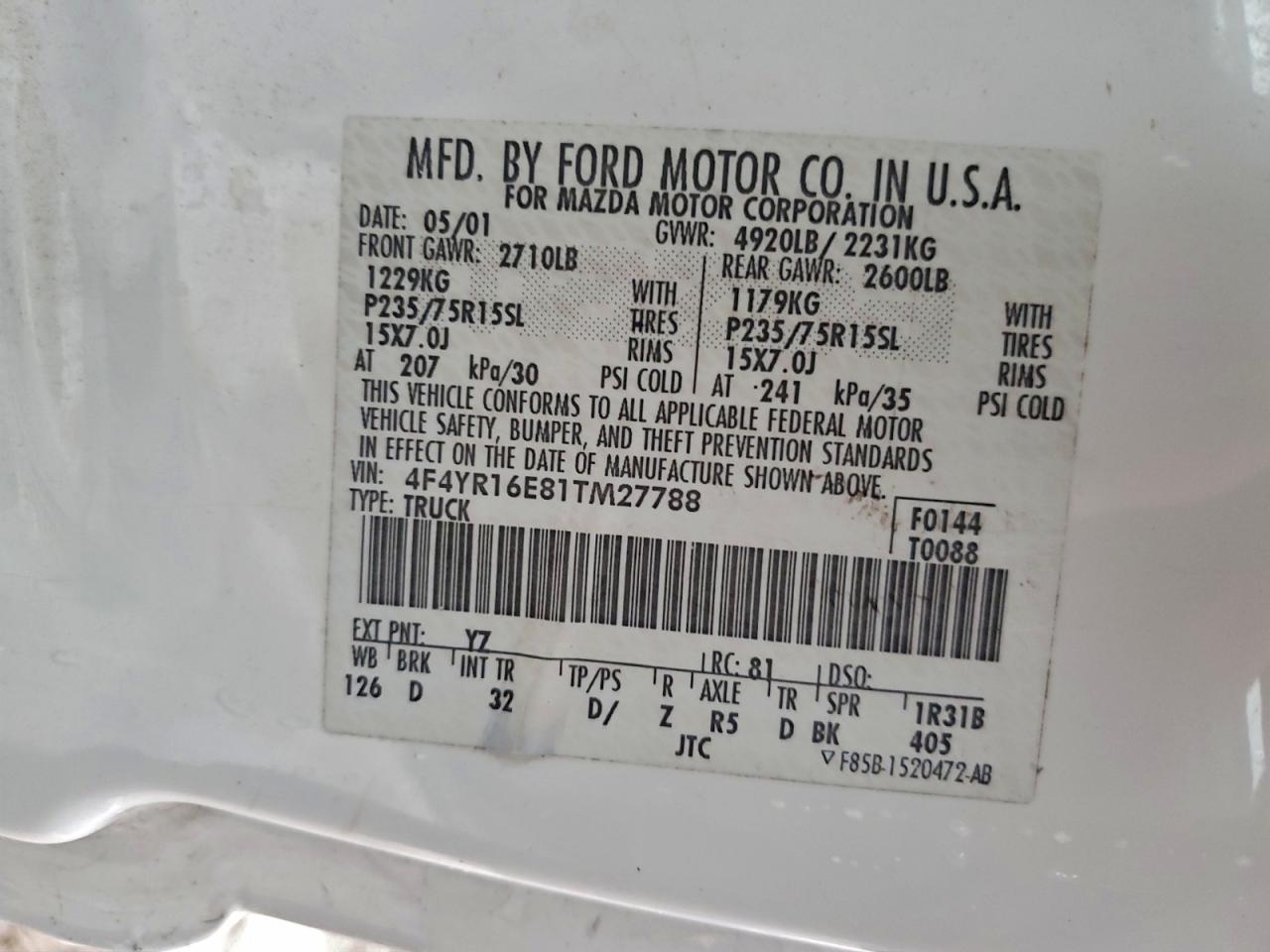 Mazda B Series Cab Plus Image 6