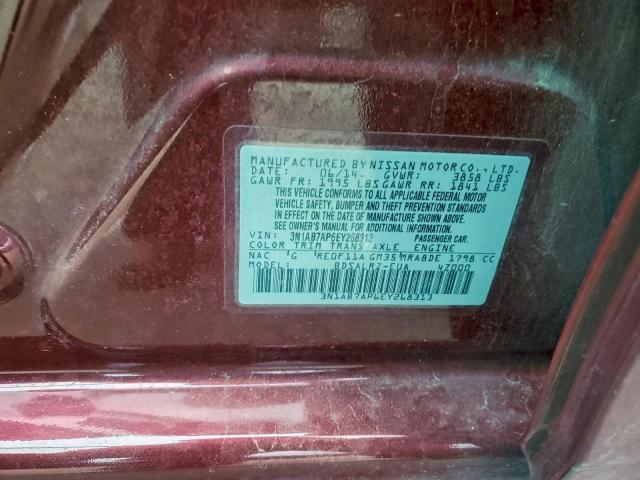 Nissan Sentra S Image 10