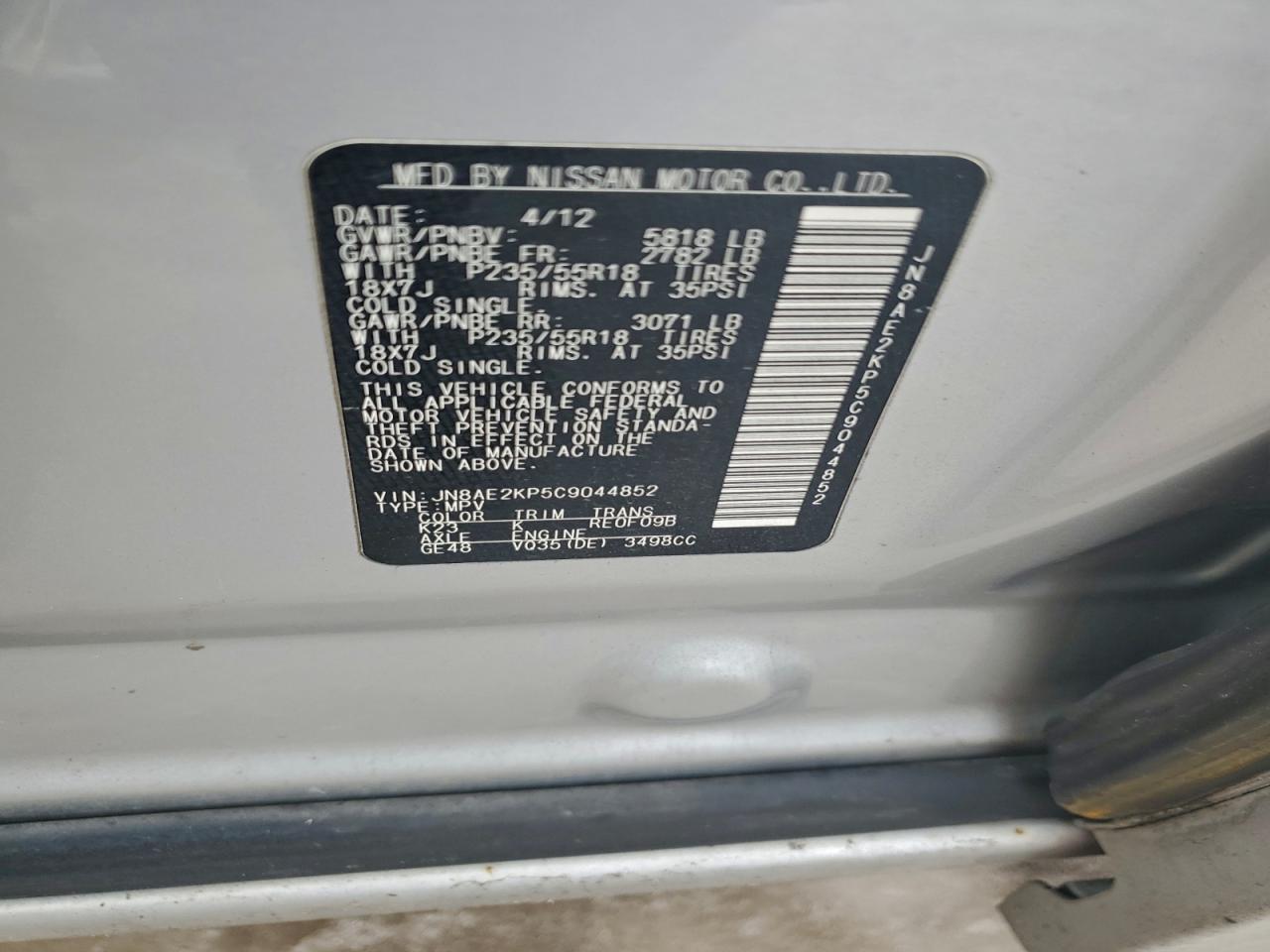 Nissan Quest S Image 13