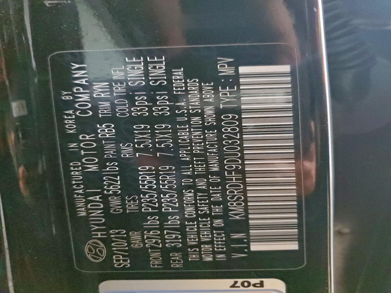 Hyundai SANTA FE Limited Image 11