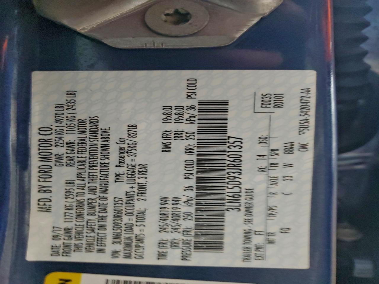 Lincoln MKZ Select Image 2