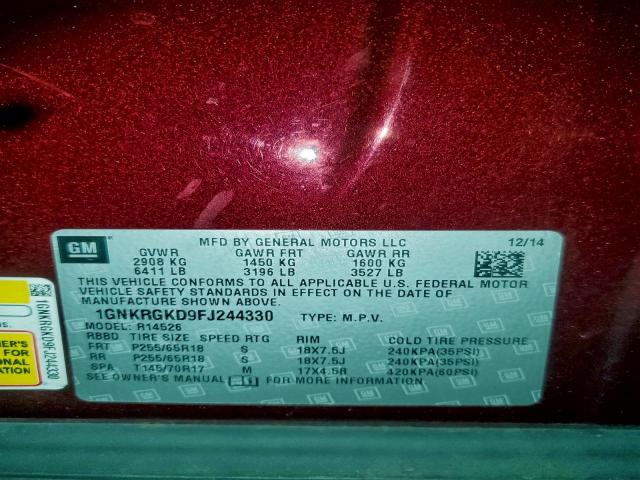 Chevrolet Traverse Lt Image 6