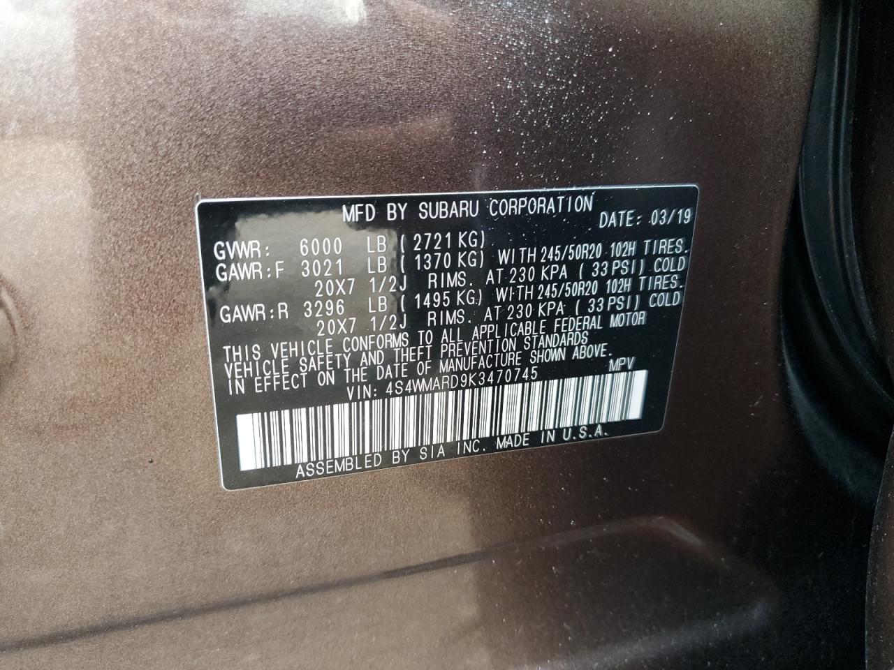 Subaru Ascent Touring Image 3