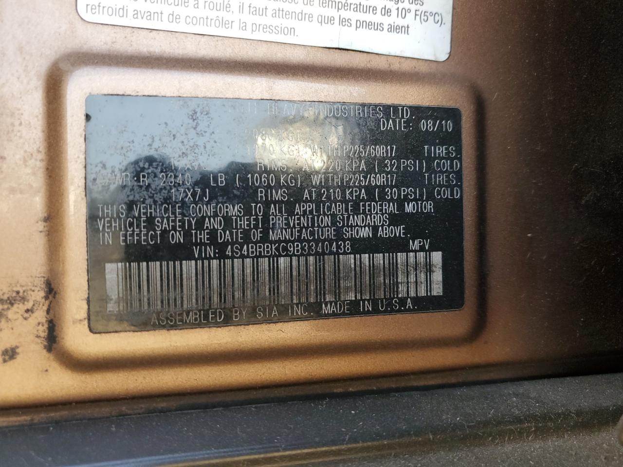 Subaru Outback 2.5i Limited Image 12