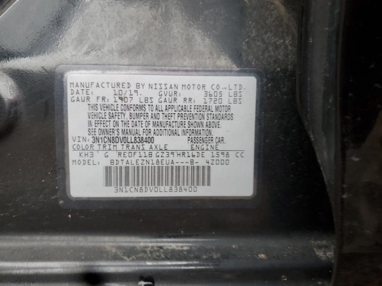 Nissan Versa S Image 9