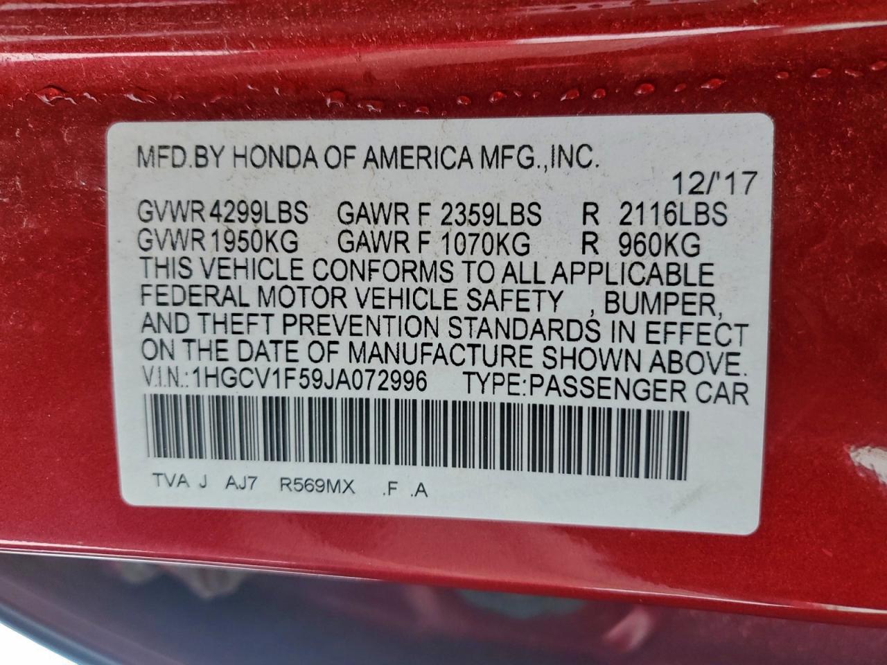 Honda Accord Exl Image 12