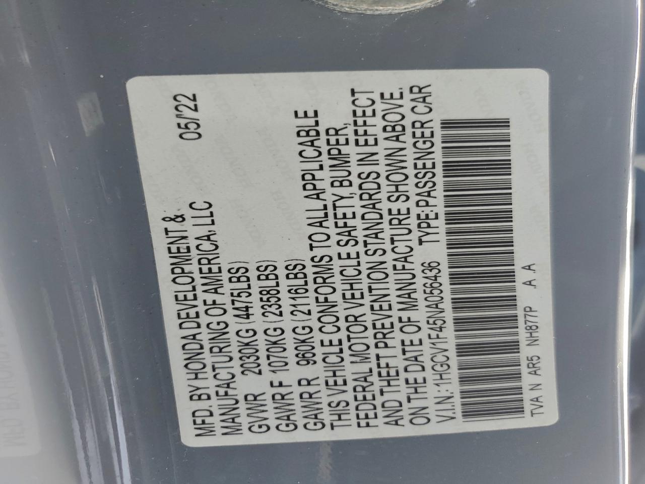 Honda Accord Sport Se Image 9