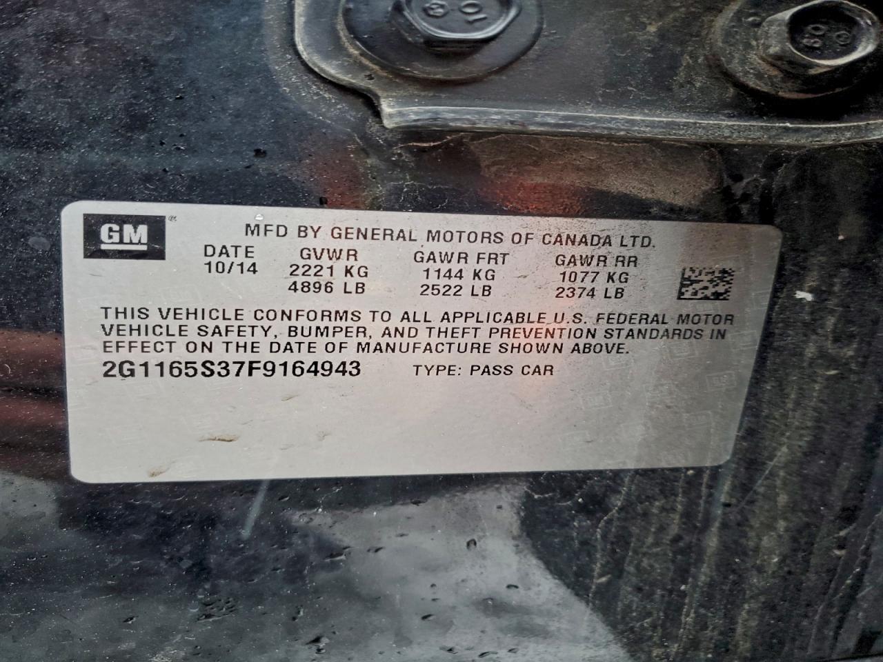 Chevrolet Impala Ltz Image 10