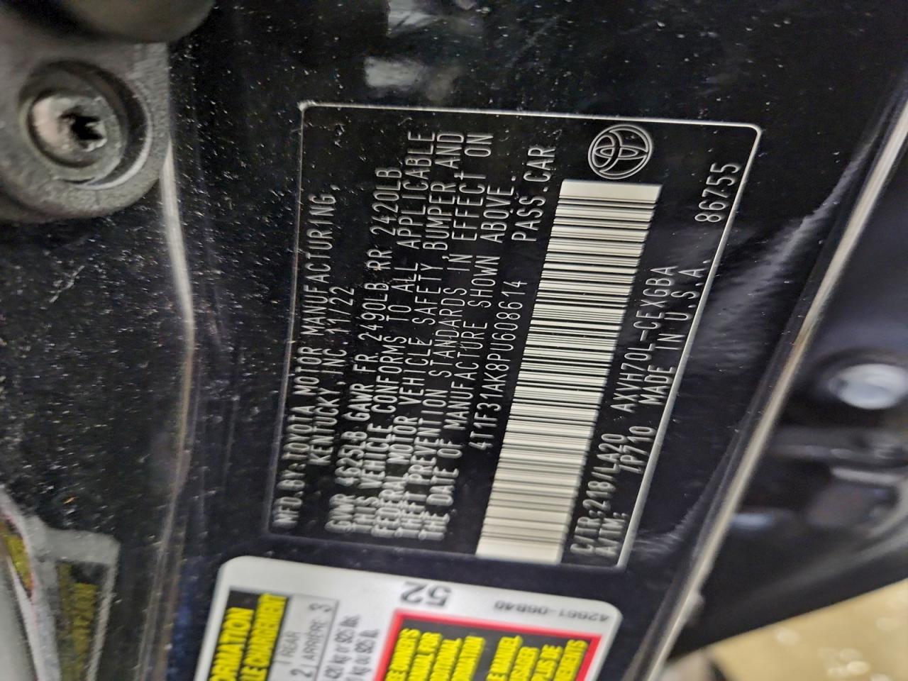 Toyota Camry Xle Image 10