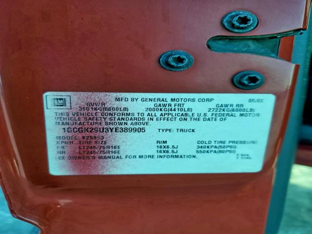 Chevrolet Silverado K2500 Image 8