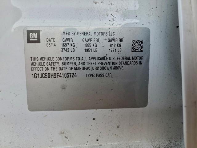 Chevrolet Sonic Lt Image 4