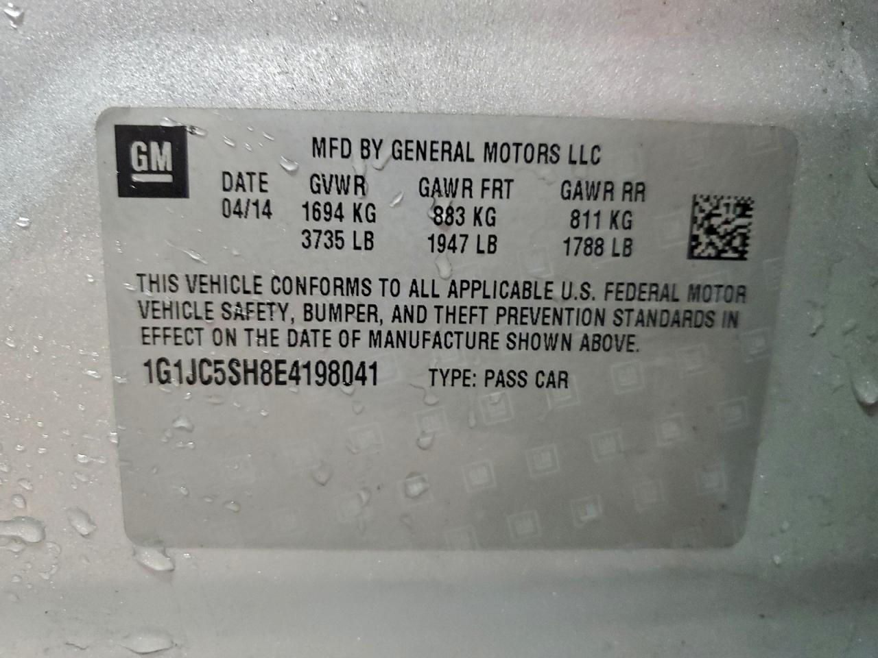 Chevrolet Sonic Lt Image 4