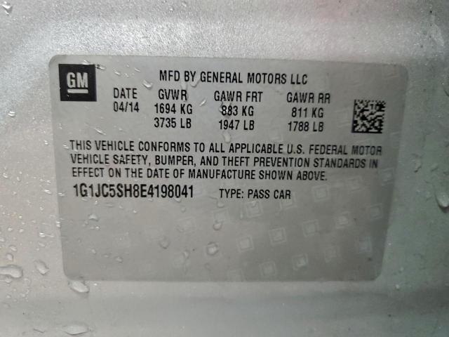 Chevrolet Sonic Lt Image 4