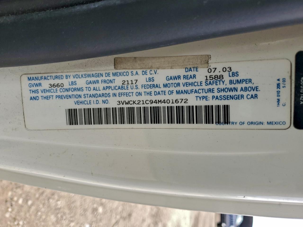 Volkswagen Beetle Gls Image 11